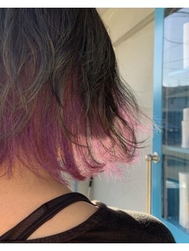 フロップニク(FLOPNIK) グレーアッシュ×ピンクパープル