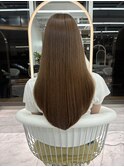 ミディアムヘア暗めカラー/デザインカラー/フェイスフレーミング