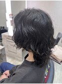 メンズミディアムパーマ