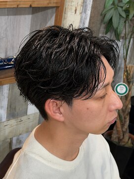 デルフィーノ ヘアーパフォーム(delfino hair perform) ニュアンスナチュラルメンズパーマ