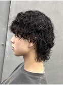 ニュアンスパーマサーフカールシャドウパーマメンズカット