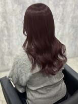 ジーナ 吉塚(Zina)&nbsp;【ブリーチなし】深みピンクブラウンで魅せる大人可愛い艶髪
