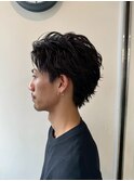 リバースセンターパート/ニュアンスウルフ/ダウンバング/千葉駅