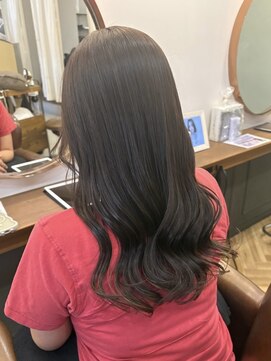 ルトワ(Lutowa) ダークパープル/ナチュラルショート/夏のヘアアレンジ/東広島