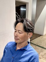 ザデイ カットアンドカルチャーショップ(THE DAY CUT&CULTURE SHOP)&nbsp;ハイライトセンターパート【ニュアンスパーマ】