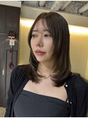 ミディアムロングスタイル