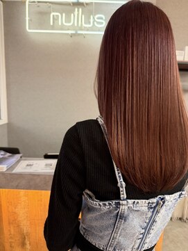 ヌル ヘア デザイン(nullus hair desigh) 【nullus】インフィニアルカラー×バイカルテトリートメント