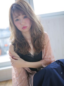 アグヘアースウィート 名駅店(Agu hair sweet) ニュアンスウェーブでヘルシーロング