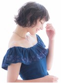 〈Baden西谷店〉ショート黒髪モード風センシュアルショート