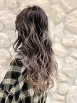 モアナ バイ ヘッドライト 駒沢大学店(Moana by HEADLIGHT)&nbsp;バレイヤージュグレージュ#アッシュ#デザインカラー