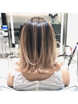 レイズ 立川(RAYS) 【RAYS/金本】外国人風バレイヤージュ×ハイベージュ