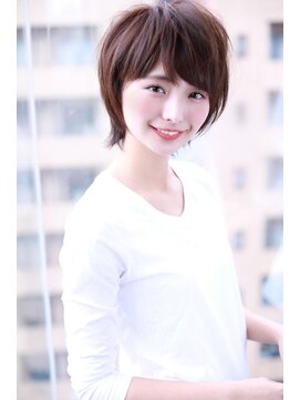 シーラス バイクラウドゼロ(Cirrus by Cloud zero) 大人キレイ　アッシュ小顔ショートボブ【Cirrus by Cloud zero】