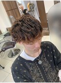 スパイラルマッシュパーマ