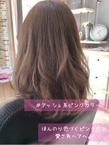 アリュールヘアー ルーチェ(ALLURE hair luce) ピンクアッシュ×ゆるふわカールロブヘア