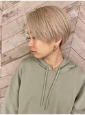 emiwo小川『ハイトーンハンサムショート』黒髪でもクールに♪
