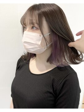 プラグ バイ ネオリーブ(plug by neolive) 大人ガーリー/チョコレート×髪質改善 [髪質改善/縮毛矯正]韓国T