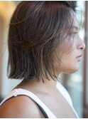 ナチュラルラフボブスタイル