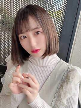 サロンドミルク 原宿(salon de MiLK) 【salon de MiLK 原宿】アッシュベージュボブ