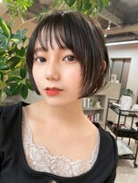 フラッグ ヘアー 天神西通り店(Flag HAIR) 小顔ショート