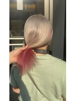 セレーネヘアー(Selene hair) White milk tea × Pale Pink