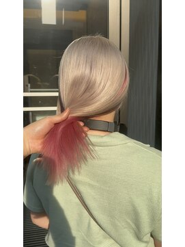 セレーネヘアー(Selene hair) White milk tea × Pale Pink