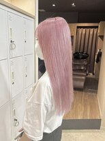 アジールヘア 赤羽駅南口店(agir hair) ホワイトピンクカラー10代20代ダブルカラーケアブリーチイルミナ