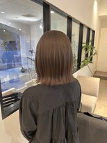 ロカリタ フォー ヘアー 千本丸太町店(ROCAReTA FOR HAIR) 透明感ボブ☆ミルクティーベージュ