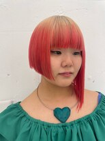 クク(QUQU)&nbsp;アシンメトリールーツカラー