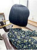 バレイヤージュ髪質改善おさまる透明感白髪染めグレージュ中野