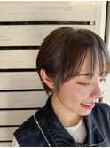 #伸ばしかけ#耳掛け#ショート