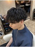名古屋/メンズカット/メンズパーマ/波巻きパーマ/眉毛