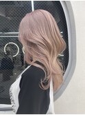 韓国/ハイトーンカラー/ワンホンヘア/レイヤーカット/髪質改善