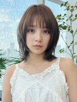 アルティファータ(artifata)&nbsp;レイヤー ボブ ミディアム 顔まわり ウルフ 結べるボブ