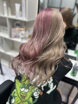 ラムシェール(LamChele)&nbsp;ツートンピンクベージュ