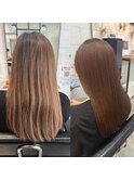 髪質改善ストレート