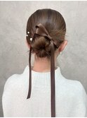 カチモリヘア アップスタイル 参列ヘア お呼ばれヘア