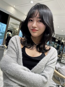 ロンド ジュルード 名古屋(Lond jeloud) 韓国風 レイヤーカット　ショート ボブ インナー 艶髪