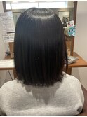 切りっぱなしボブ