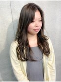 ロングハイレイヤー&顔周りカット　担当寺尾