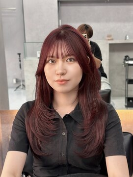 SSAW ザクザクレイヤー×ボルドーカラー