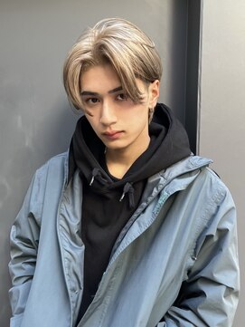 ノラ シンディ(NORA CYNDY) 【永田】メンズデザインカラーミルクティーベージュ