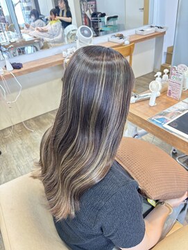 フレイムス ヘアアンドリラックス 大宮東口店(Frames) コントラスト×大人ハイライト
