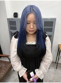 ブルーグラデーション/エンドカラー