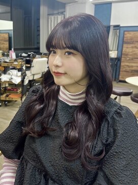 ルアン 上通り(ruen) 透明感ラベンダーカラー ruen熊本　Hina