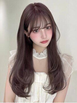 ユーフォリア 新宿店(Euphoria) シースルーバング美髪大人可愛いナチュラルカール