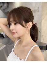 ロンドアヴァントゥス 池袋(Lond aventus)&nbsp;韓国レイヤー/韓国風/ボブ/髪質改善/黒髪/ブリーチなし〔池袋〕