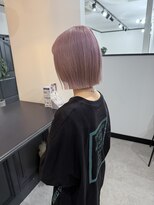 ログ 高松木太店(Log)&nbsp;大人ボブ×切りっぱなし／髪質改善／ダブルカラー