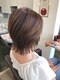 レモーリア 井口店の写真/再現性の高いカット技術が人気の秘密。伸びても扱いやすいスタイルで、忙しい朝のスタイリングも簡単に♪