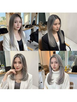 アルーナビューティデザインの写真/バレイヤージュ、シャドールーツ、ハイライト、ブリーチメニューはぜひお任せください！素敵に仕上げます◎