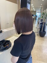 スーリール 室見店(Sourire)&nbsp;切りっぱなしボブ　縮毛矯正